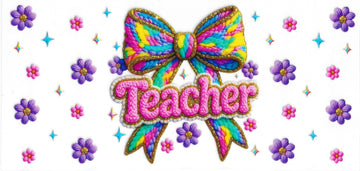 121 - Teacher UV-DTF 16oz Cup Wrap