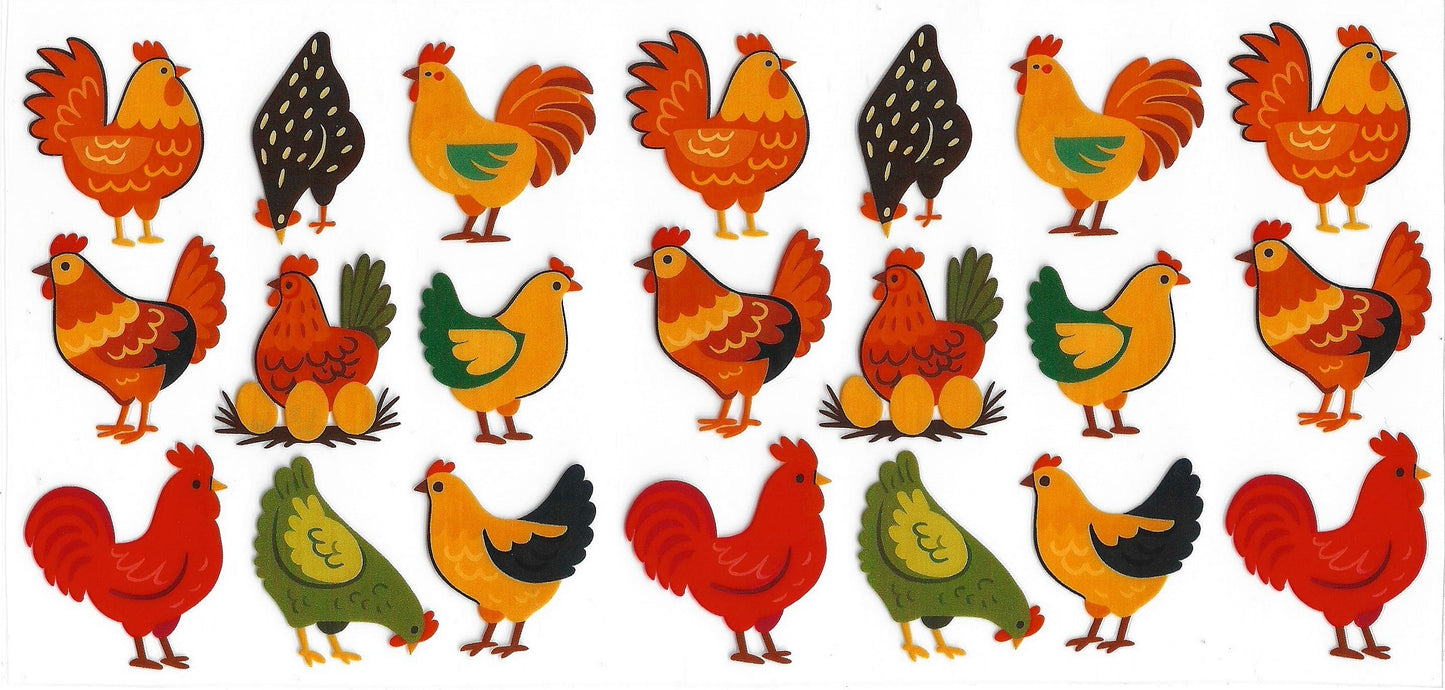 Chickens 63 UVDTF 16oz Cup Wrap