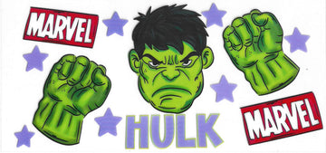 67 - Hulk UV-DTF 16oz Cup Wrap