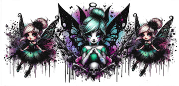 418 - Gothic Tinker Bell UV-DTF 16oz Cup