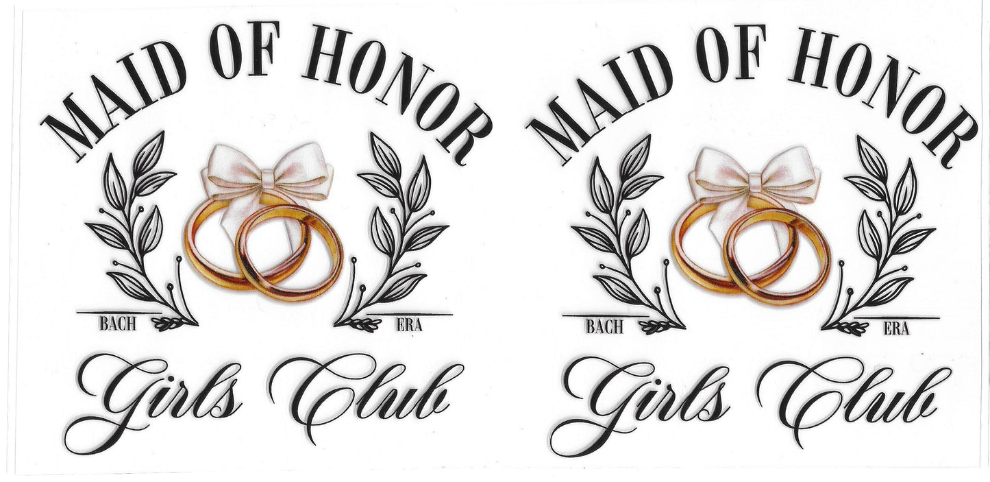 406 - Maid of Honor UV-DTF 16oz Cup