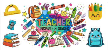 399 - Teacher Inspires & Guides UV-DTF 16oz Cup