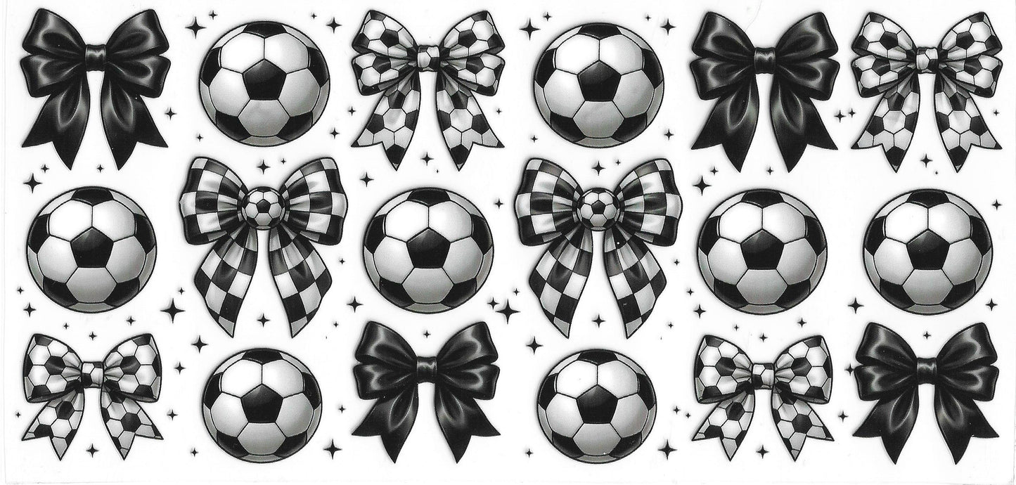 384 - Soccer  UV-DTF 16oz Cup Wrap