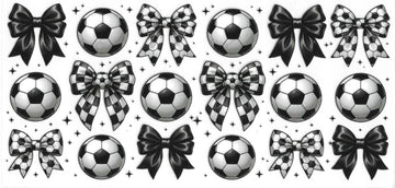 384 - Soccer  UV-DTF 16oz Cup Wrap