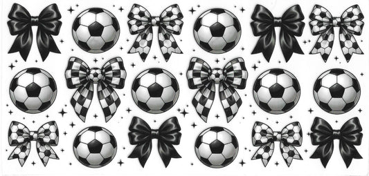384 - Soccer  UV-DTF 16oz Cup Wrap