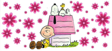 382 - Snoopy  UV-DTF 16oz Cup Wrap
