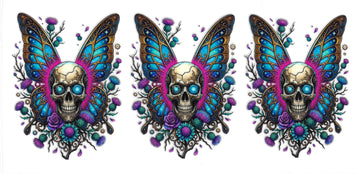 424 - Butterfly Skull UV-DTF 16oz Cup