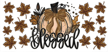 349 - Blessed UV-DTF 16oz Cup Wrap