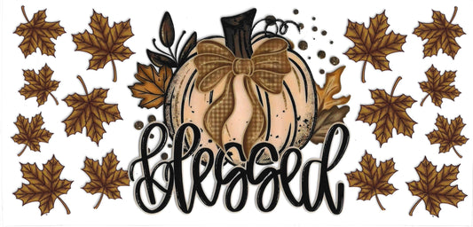 349 - Blessed UV-DTF 16oz Cup Wrap