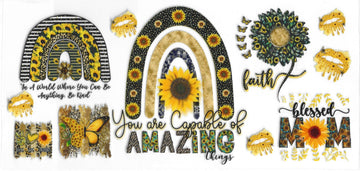 943 - You are capable of amazing things UV-DTF 16oz Cup Wrap