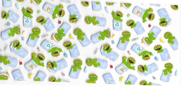 969 - Oscar the grouch UV-DTF 16oz Cup Wrap