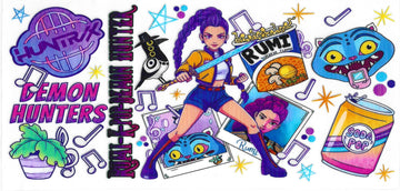 779 - Huntrix UV-DTF 16oz Cup Wrap
