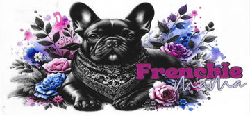 982 - Frenchie mama UV-DTF 16oz Cup Wrap