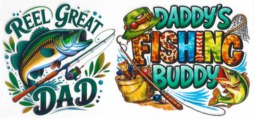863 - Reel great dad UV-DTF 16oz Cup Wrap
