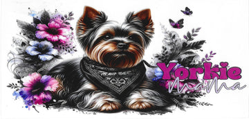 1065 - Yorkie mama UV-DTF 16oz Cup Wrap