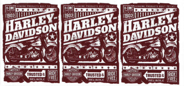 1078 - Harley Davidson UV-DTF 16oz Cup Wrap