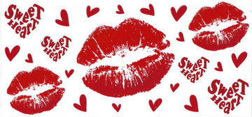 1101 - Red lips UV-DTF 16oz Cup Wrap