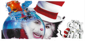 1135 - Cat in the hat UV-DTF 16oz Cup Wrap