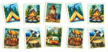 1145 - Camping UV-DTF 16oz Cup Wrap