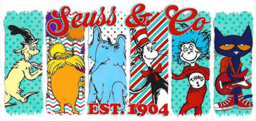 1186 - Seuss & Co UV-DTF 16oz Cup Wrap