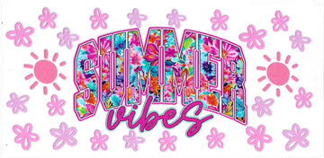 1231 - Summer Vibes UV-DTF 16oz Cup Wrap