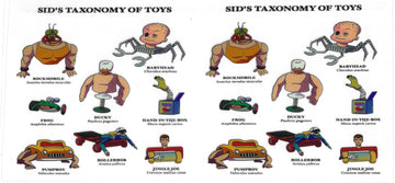 1002 - Sid's taxonomy of toys UV-DTF 16oz Cup Wrap