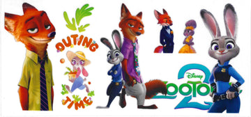 1034 - Zootopia UV-DTF 16oz Cup Wrap