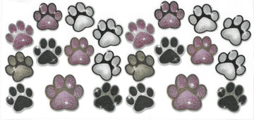 1062 - Diamond paw prints UV-DTF 16oz Cup Wrap