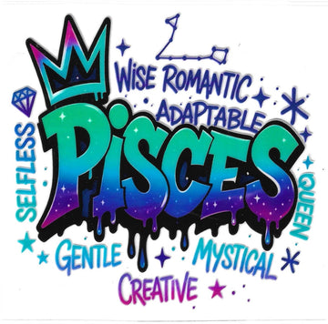 D49 - Pisces UV-DTF Decal