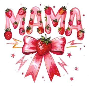 D121 - Strawberry Mama UV-DTF Decal