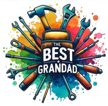 D122 - The best grandad UV-DTF Decal