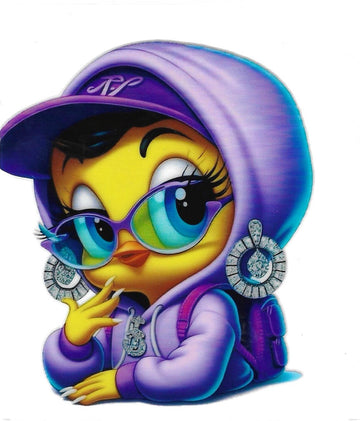 D162 - Tweety bird UV-DTF Decal