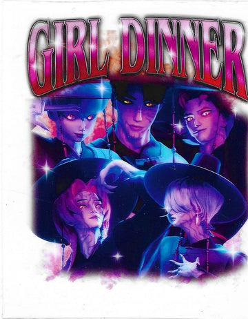 D16 - Girl Dinner UV-DTF Decal