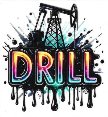 D209 - Drill UV-DTF Decal