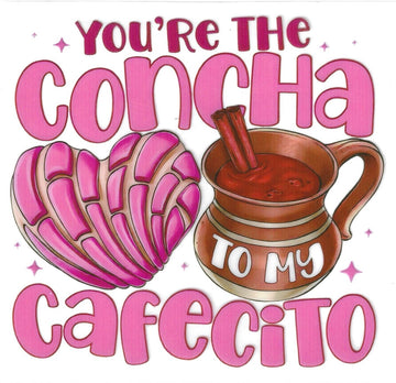 D210 - You're the concha to my cafecito UV-DTF Decal