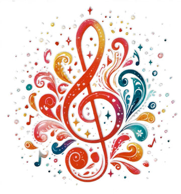 D219 - Music Note UV-DTF Decal