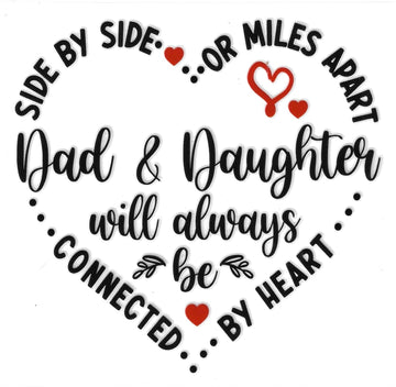 D228 - Dad & Daughter UV-DTF Decal
