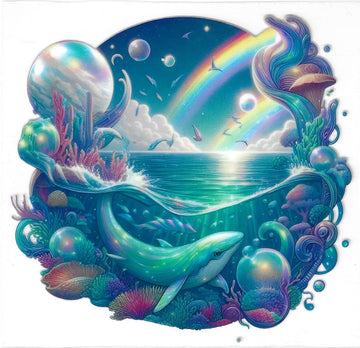 D19 - Whale UV-DTF Decal