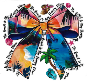 D113 - Beach bow UV-DTF Decal