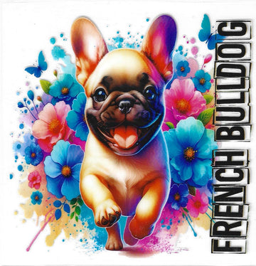 D114 - French Bulldog UV-DTF Decal