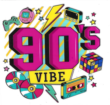 D58 - 90's Vibe UV-DTF Decal