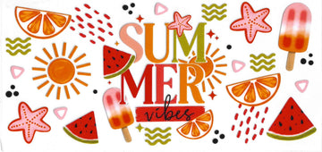 1351 - Summer Vibes UV-DTF 16oz Cup Wrap