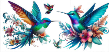 1328 - Birds UV-DTF 16oz Cup Wrap