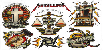 1332 - Metallica UV-DTF 16oz Cup Wrap