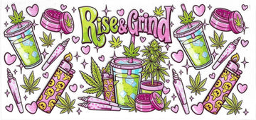 1337 - Rise & Grind UV-DTF 16oz Cup Wrap