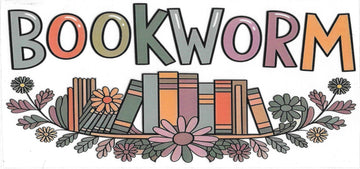 1448 - Bookworm UV-DTF 16oz Cup Wrap