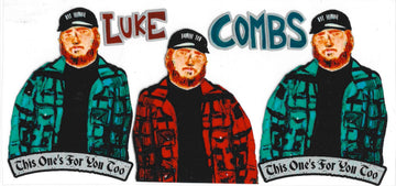1473 - Luke Combs UV-DTF 16oz Cup Wrap