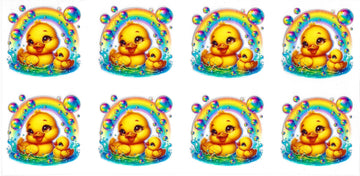 1507 - Ducks UV-DTF 16oz Cup Wrap