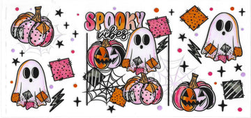 1511 - Spooky vibes UV-DTF 16oz Cup Wrap