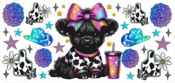 1513 - Highland Cow UV-DTF 16oz Cup Wrap